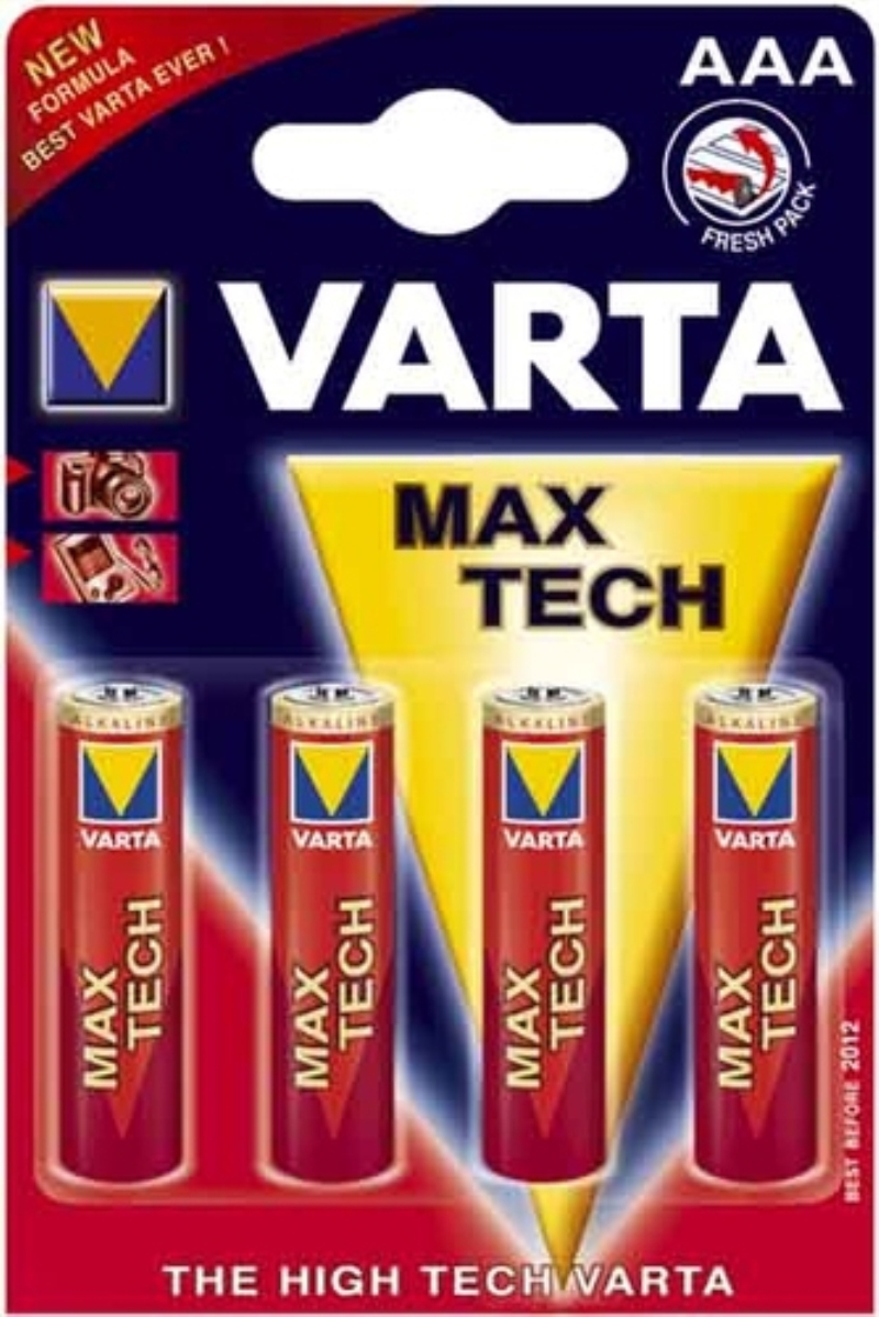 VARTA Blister 4 pile ministilo alcaline Varta